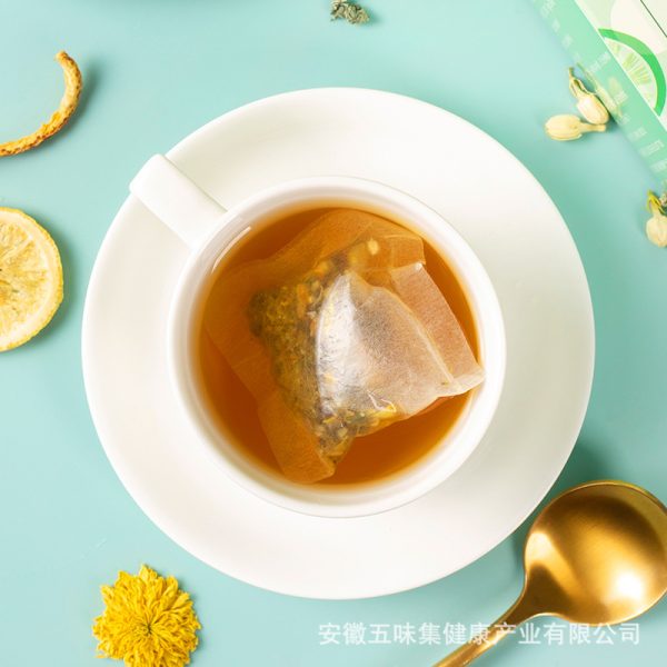 宜然堂养生茶暑气清凉茶柠檬金银花茶批发暑气清凉茶
