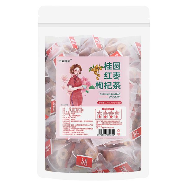 桂圆红枣枸杞茶女神花茶组合枸杞茶气血颜值代用花草茶桂圆红枣茶